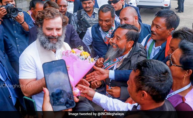 "बीजेपी ‘धौंसपट्टी दिखाने वाले’ छात्र की तरह...", मेघालय में एक चुनावी सभा में बोले राहुल गांधी