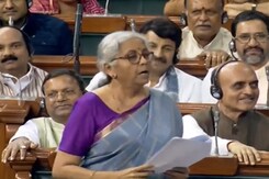 वित्त मंत्री ने कांग्रेस सांसदों से कहा-"करप्शन के ऊपर आप किस मुंह से बात कर रहे हो" वित्त मंत्री ने कांग्रेस सांसदों से कहा-"करप्शन के ऊपर आप किस मुंह से बात कर रहे हो"