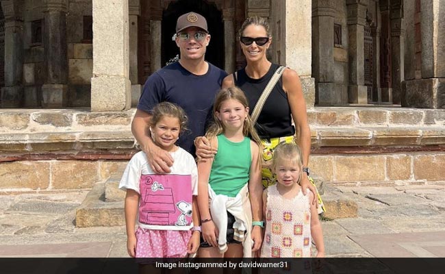 David Warner Visits Humayun Tomb With His Wife And Children, Shares Pics