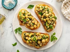 Boiled Chana Toast
