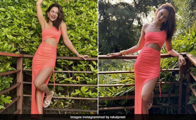 Rakul Preet Singh's Orange Cutout Dress Is The Fresh Dose Of Colour We Needed Today