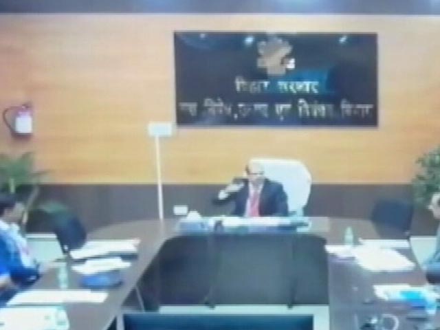 On Camera, Bihar Bureaucrat Abuses Junior Officer, Threatens Him