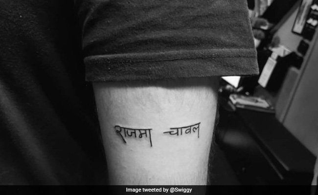 शख्स ने अपने हाथ पर बनवाया 'राजमा चावल' का परमानेंट टैटू, Swiggy ने शेयर की फोटो, कहा- कभी किसी चीज से इतना प्यार...