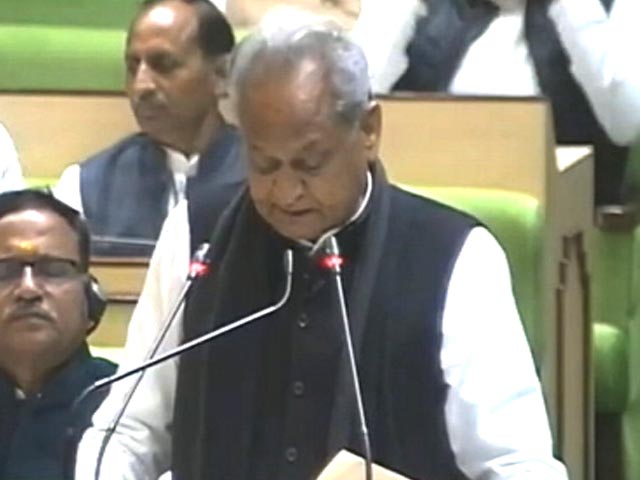 Ashok Gehlot Read Out Old Budget, Then A Scramble, Alleges Opposition