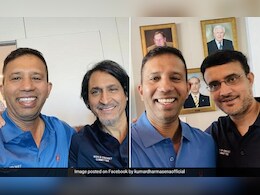 'हैप्पी वैलेंटाइन डे..', सौरव गांगुली, रमीज राजा के साथ कुमार धर्मसेना ने शेयर की तस्वीर, फैन्स के बीच मची खलबली