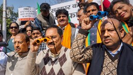 Delhi BJP Chief Detained At Protest Against AAP Over Snooping Allegations