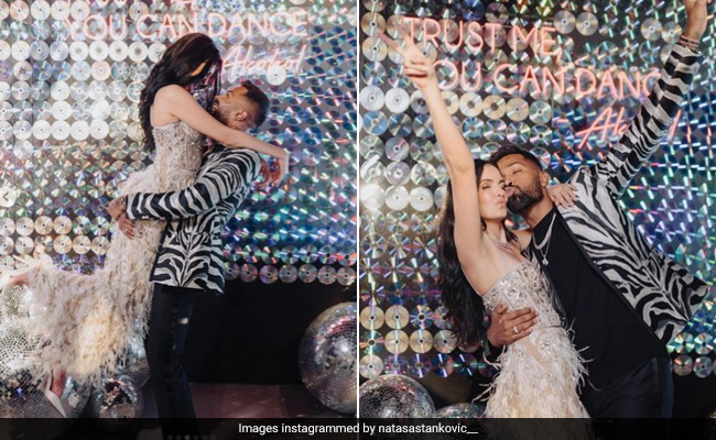 It's Bling O'Clock, Courtesy Natasa Stankovic And Hardik Pandya's Party Album