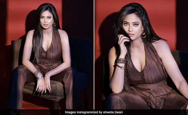 Shweta Tiwari's Monochrome Brown Set Rides High On The Less Is More Train