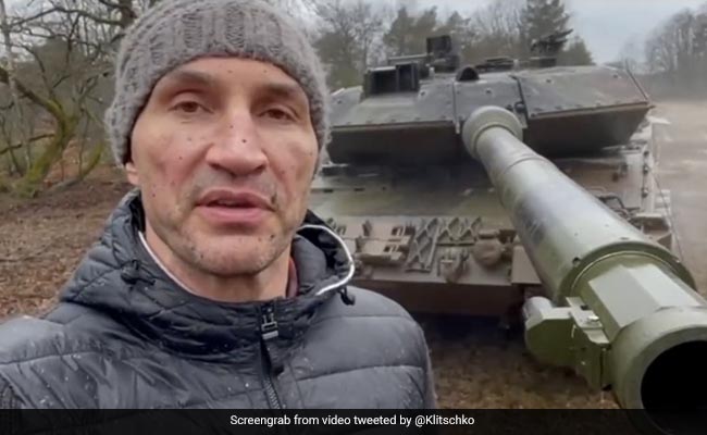 Watch: Former Boxer Wladimir Klitschko Test-Drives Tank Headed To Ukraine