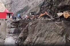 Bridge Collapses After Landslide In Himachal's Chamba Bridge Collapses After Landslide In Himachal's Chamba