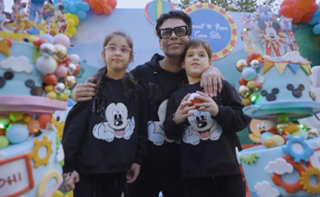 In Karan Johar's Adorable Birthday Post For Twins Roohi And Yash, A Recap Of Their Party