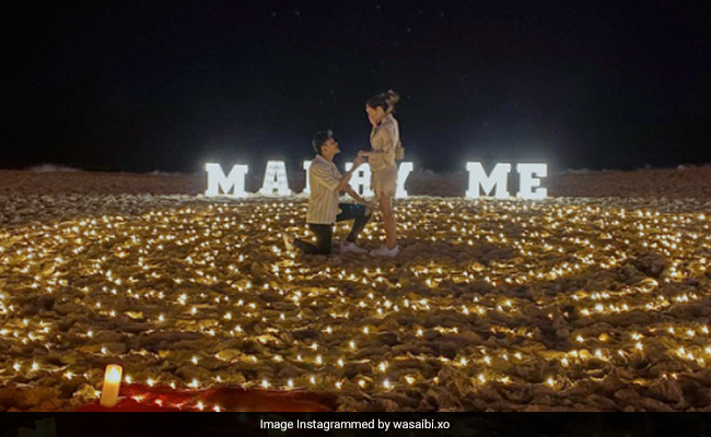 Watch: Romantic Beach Proposal Goes Wrong After Girlfriend Drops The Ring