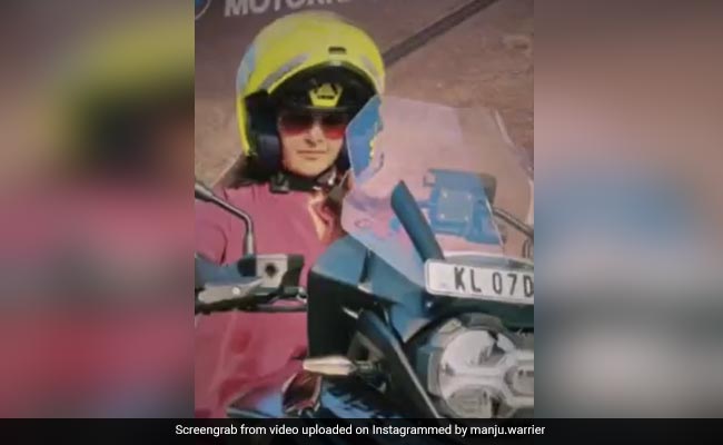 Manju Warrier Buys A BMW Bike, Thanks <i>Thunivu</i> Co-Star Ajith For "Being An Inspiration"