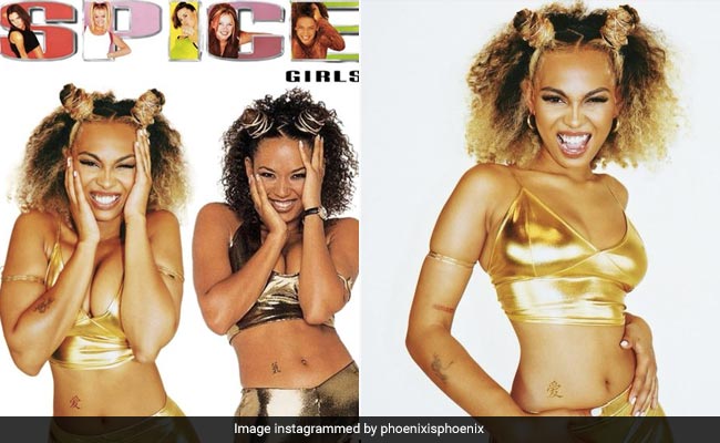 The Time Phoenix Brown Recreated Her <i>Spice Girl</i> Mom Mel B's Iconic Look