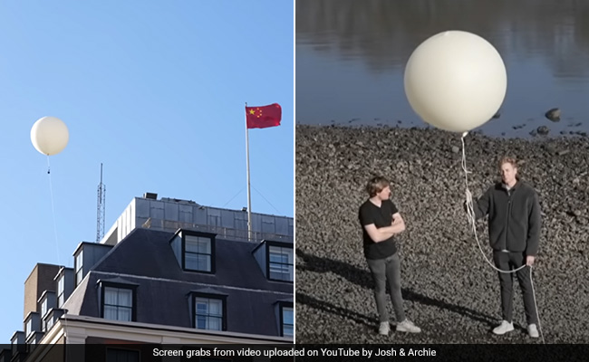 Video: YouTubers Fly A Mock Spy Balloon Over Chinese Embassy In London, Accused Of Starting A War