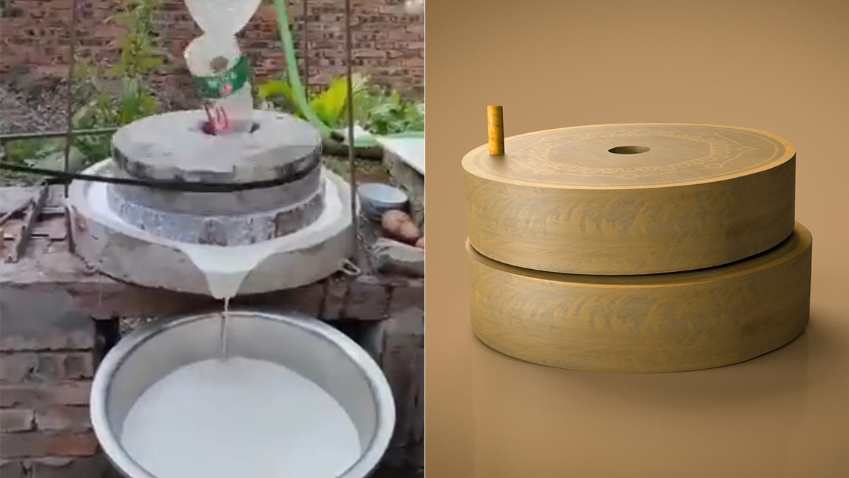 Watch: This Self-Spinning <i>Jugaadu</i> Chakki Has Captured The Imagination Of Twitter
