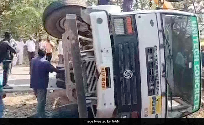Speeding Truck Overturns, Crushes Car In Bengaluru; 2 Killed