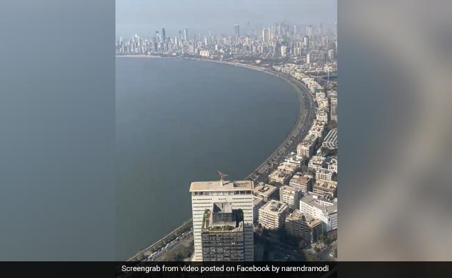 Watch: PM Modi's Aerial Video Of Mumbai's Shoreline, With A 'Hello'