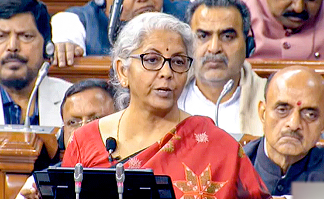 Finance Minister Briefs BJP MPs On Budget 2023