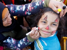 Pics: Moment Of Normalcy For Turkey's Children Through Face Painting Pics: Moment Of Normalcy For Turkey's Children Through Face Painting