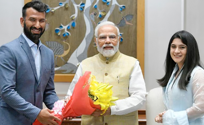 IND vs AUS: 100वें टेस्ट से पहले PM Modi ने Cheteshwar Pujara को दिया जीत का मंत्र, ट्वीट हुआ वायरल