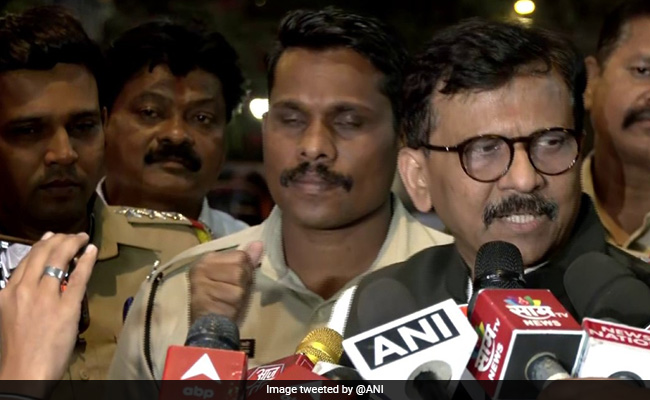"Will Lord Ram Bless Them?" Sanjay Raut On E Shinde's Ayodhya Visit