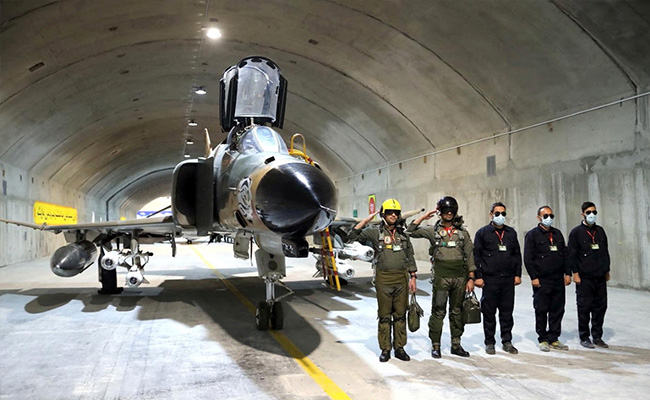 Iran Unveils Underground Air Force Base Codenamed 'Eagle 44'