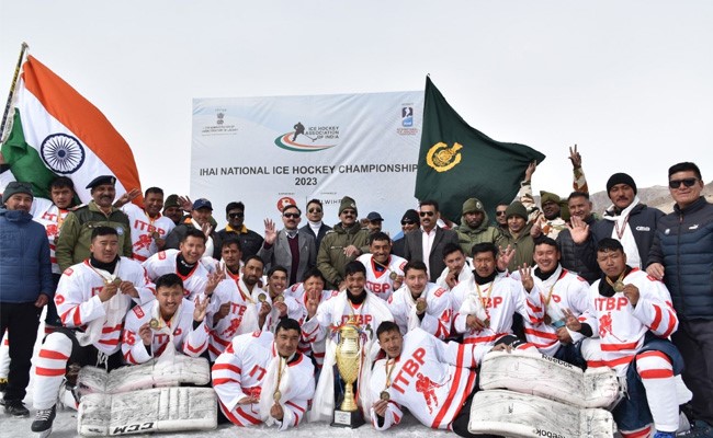 ITBP ने लगातार तीसरी बार जीता नेशनल आइस हॉकी चैंपियनशिप 