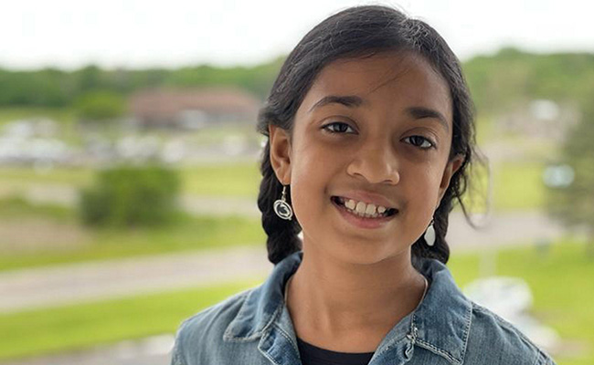 Indian-American girl Natasha Perianayagam among 'world’s brightest' for second time