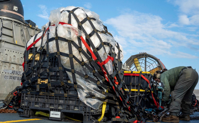 US Recovers Shot-Down Chinese balloon, Now Analysing Its 'Guts'