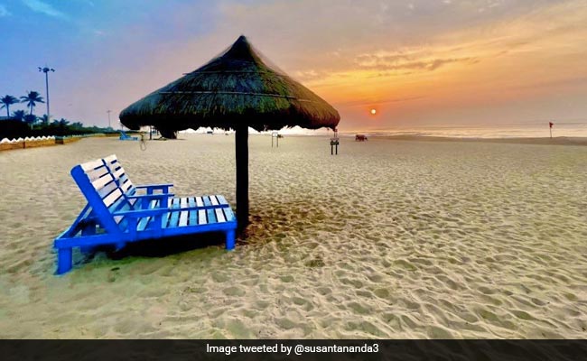 Bureaucrat Shares Breathtaking Images Of Odisha's Golden Beach