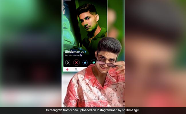 "<i>Tera</i> Hero <i>Idhar Hai</i>": Shubman Gill's Instagram Post On Tinder Goes Viral