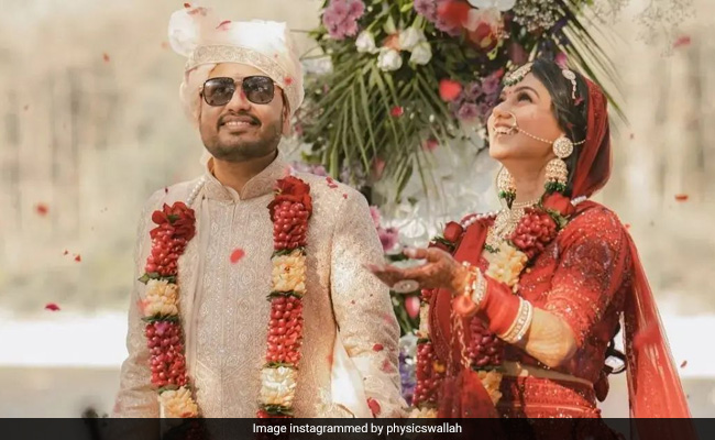 Pics: PhysicsWallah Founder Alakh Pandey Marries Journalist Shivani Dubey