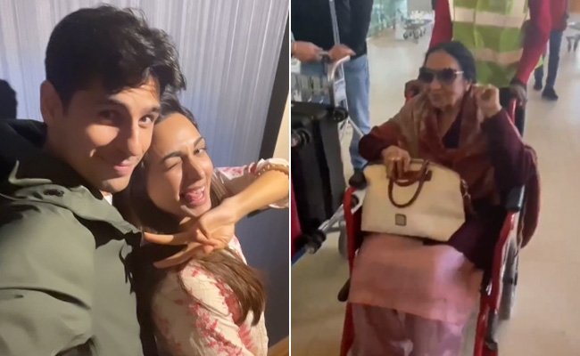 Sidharth Malhotra's Grandmother On His Wedding To Kiara Advani: "<i>Bahut Khushi Hai</i>..."