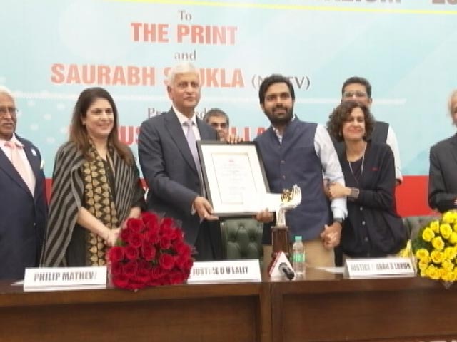 NDTV's Saurabh Shukla Wins Top Journalism Award For Coverage Of Haridwar Hate Speech