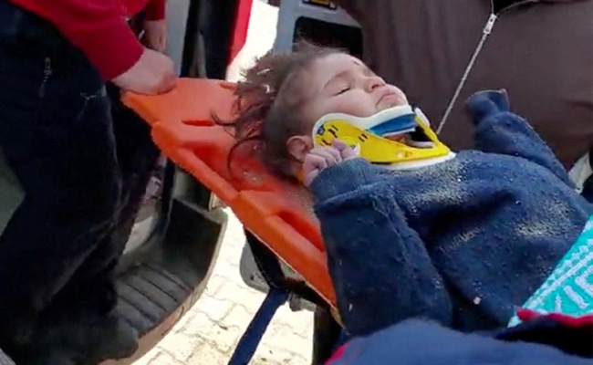 Children Among Survivors Pulled Out From Destroyed Buildings In Turkey