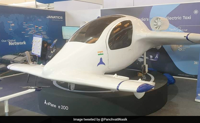 Flying Taxi Prototype By IIT Madras Start-Up Grabs Eyeballs At Aero India