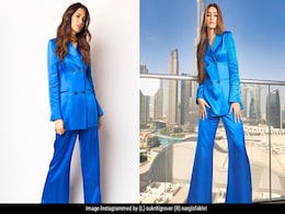 Kriti Sanon Or Nargis Fakhri, Who Beat The Electric Blues Better In This Pantsuit? Kriti Sanon Or Nargis Fakhri, Who Beat The Electric Blues Better In This Pantsuit?