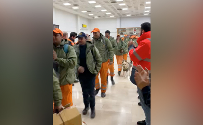 Watch: India's Rescue Team Returns After 10-Day Op In Quake-Hit Turkey