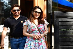 Madhuri-Shriram's Lunch Date Outing Madhuri-Shriram's Lunch Date Outing