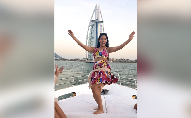 Just Nora Fatehi Setting The Internet Ablaze By Belly Dancing On A Yacht