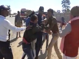 Watch: Madhya Pradesh Cop Thrashes Man For Recording His Video Watch: Madhya Pradesh Cop Thrashes Man For Recording His Video