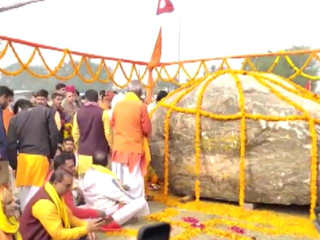 2 More Stones Reach Ayodhya's Ram Temple