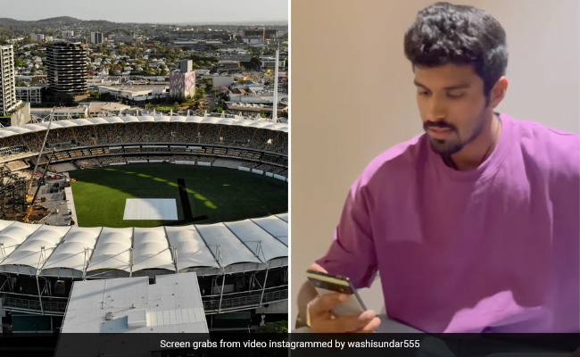 Cricketer Washington Sundar's Hilarious Video On "Gabba" Goes Viral