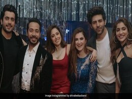 A Mini <i>Pyaar Ka Punchnama</i> Reunion For Kartik Aaryan,  Nushrratt Bharuccha And Others A Mini <i>Pyaar Ka Punchnama</i> Reunion For Kartik Aaryan,  Nushrratt Bharuccha And Others