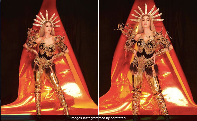 Why Wouldn't Nora Fatehi Deserve A Crown In A Dramatic Fringed Bodysuit?