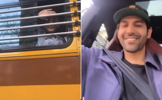 When Kartik Aaryan's Car Stopped Next To Some Of His Youngest Fans: "Traffic Ho Toh Aisa"