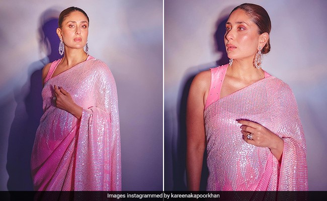 "Main Apni Favourite Hoon" Says Kareena Kapoor In A Pink <i>Saree</i>, We Say Same!