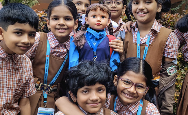 This Humanoid Robot Can Teach Up To Class 4 Students In Karnataka