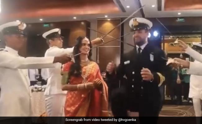 Harsh Goenka Shares Old Video of Indian Navy's Unique Way Of Welcoming The Bride